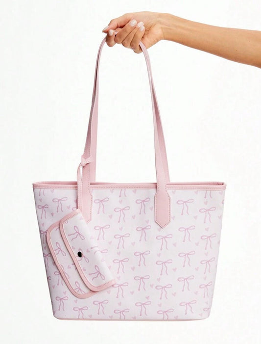 (6PCS) Trending Bow Tote Bag