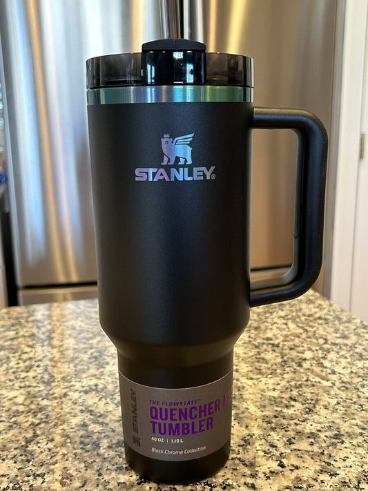 (40oz) Black Chrome Stanley Cup
